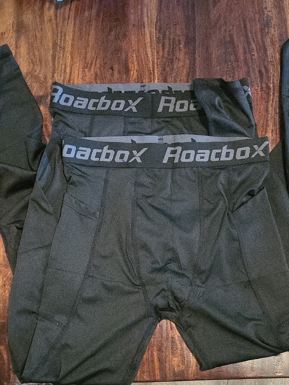ROACBOX Black Compression Underwear Supportive Performance leggings. Boy's SZ L